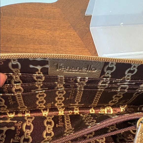 Tignanello  long wallet  zippy wallet  Pebbled leather  bronze metallic
NWOT - Picture 11 of 13